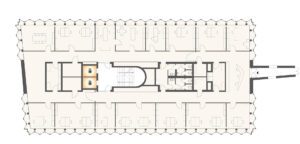 Grundriss, Aufteilungsbeispiel, unverbindliche Visualisierung