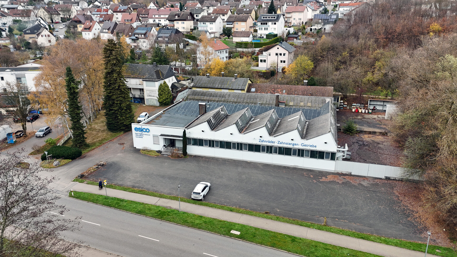 Luftbild - Gewerbeareal