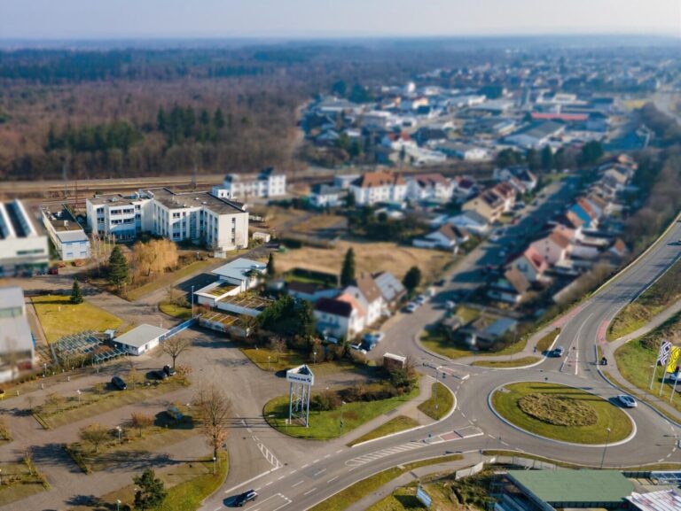 Ansicht mit Zufahrt