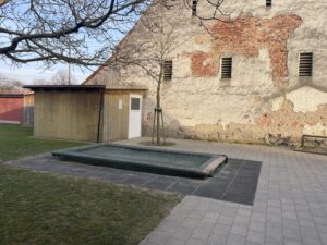Befestigte Terrasse